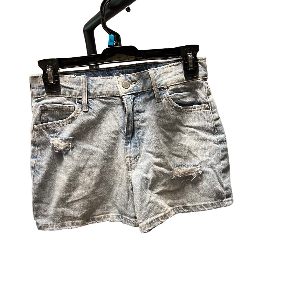Art Class - Girl's Mid Rise Cut Off Jean Shorts Blue Wash Size L 10/12
